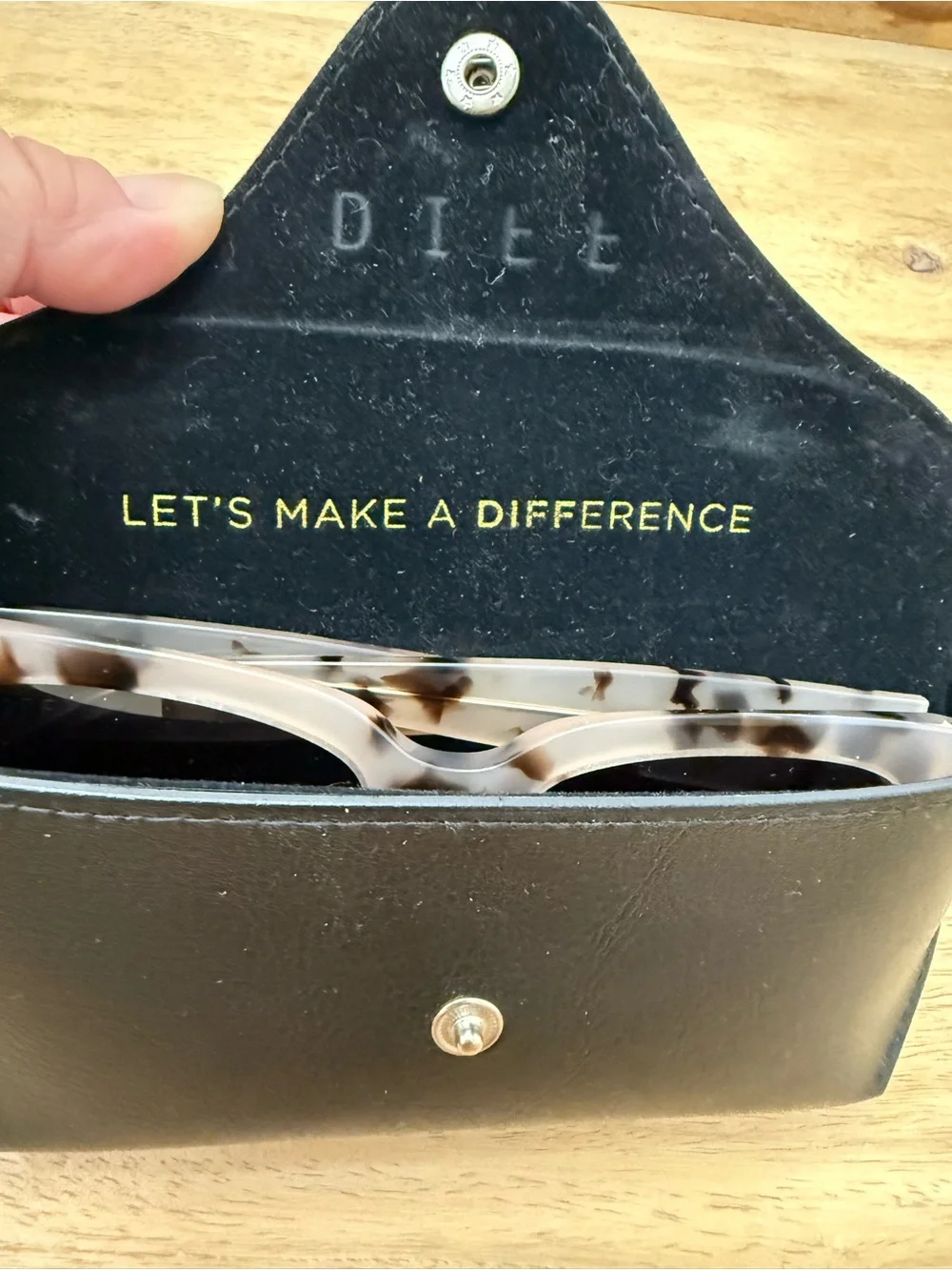 DIFF Bella ll Cream Tortoise Grey Gradient Sunglasses